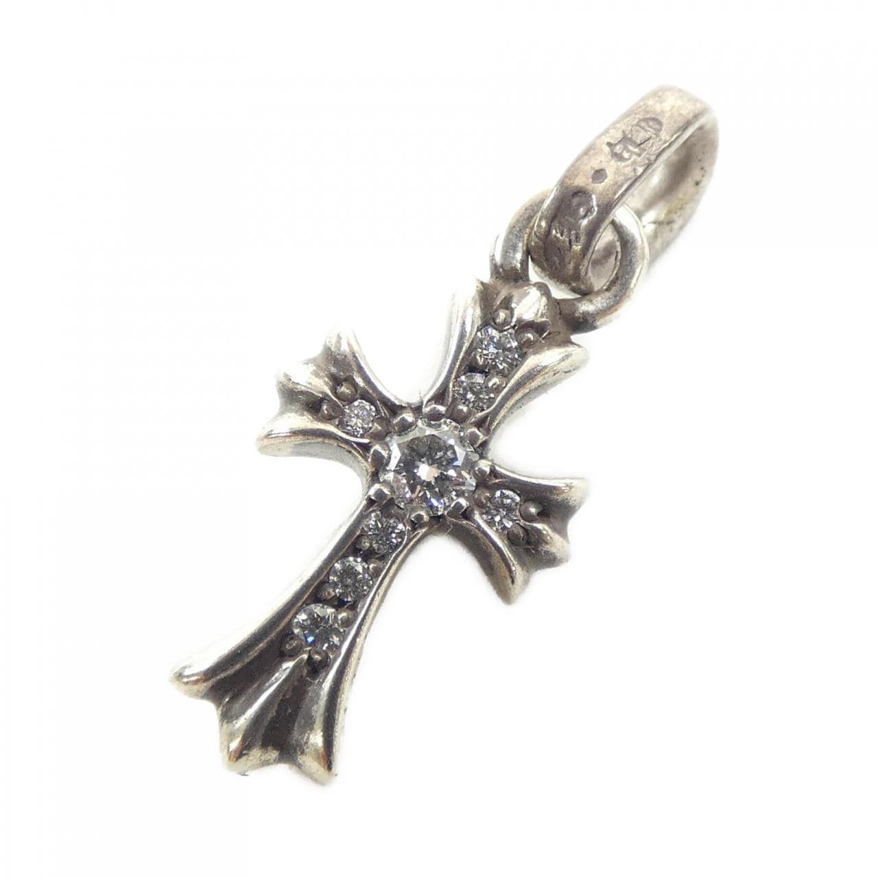 クロムハーツ CHROME HEARTS CH CROSS BABY FAT PAVE DMND ベイビーファット 202033722SLVXXX036 ペンダント
