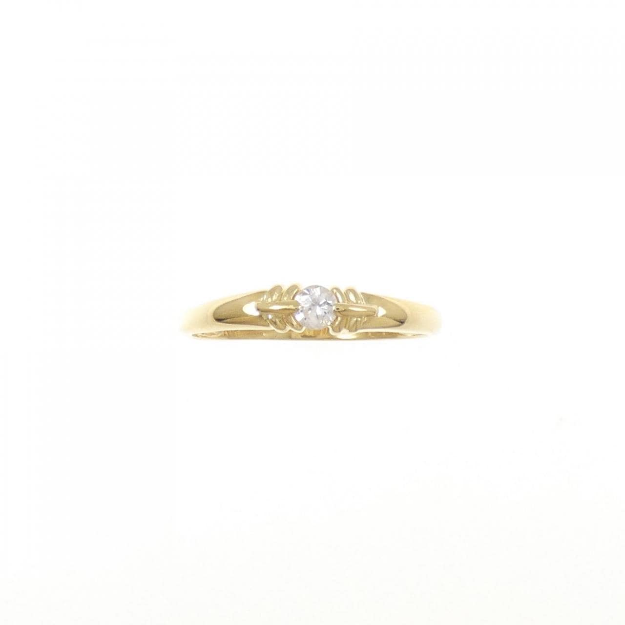K18YG ダイヤモンド リング 0.10CT