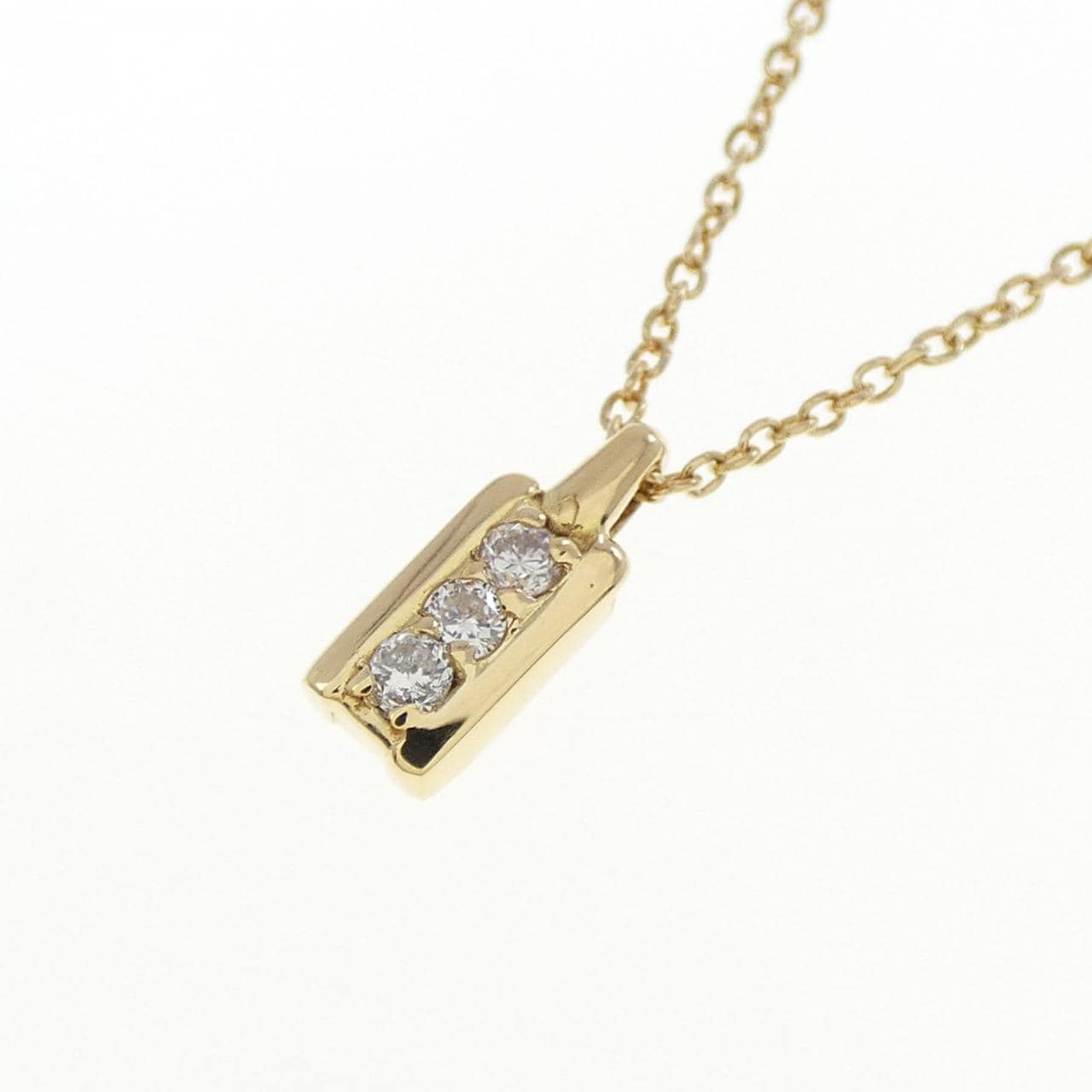 K18YG ダイヤモンド ネックレス 0.04CT