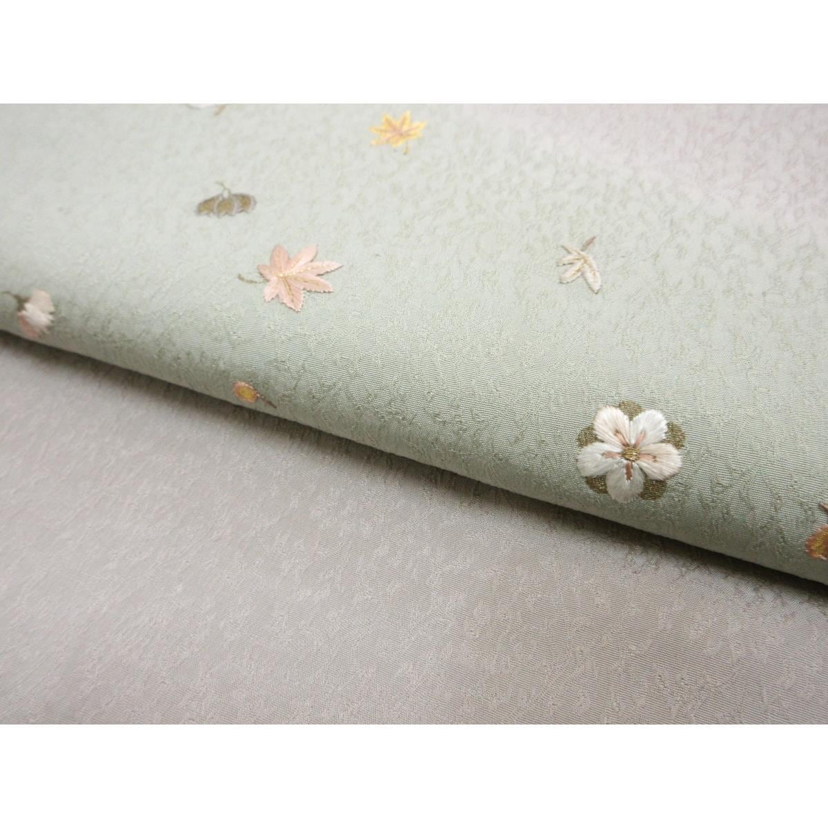訪問着　金彩入り刺繍加工　ボカシ染