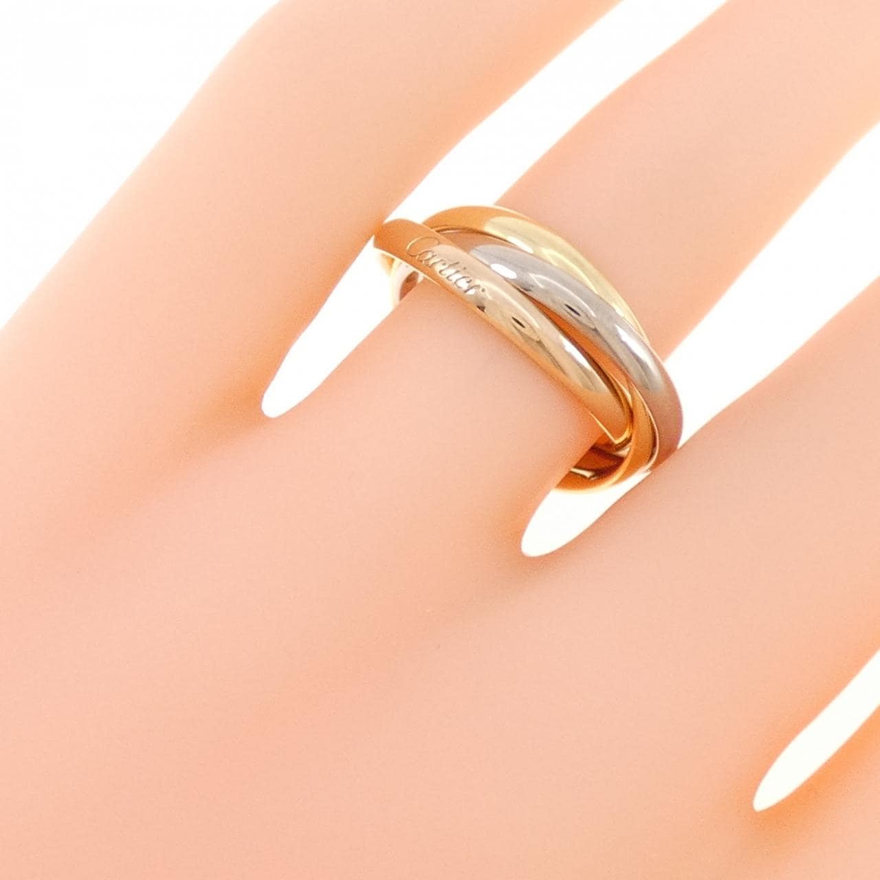 Cartier Trinity小号戒指
