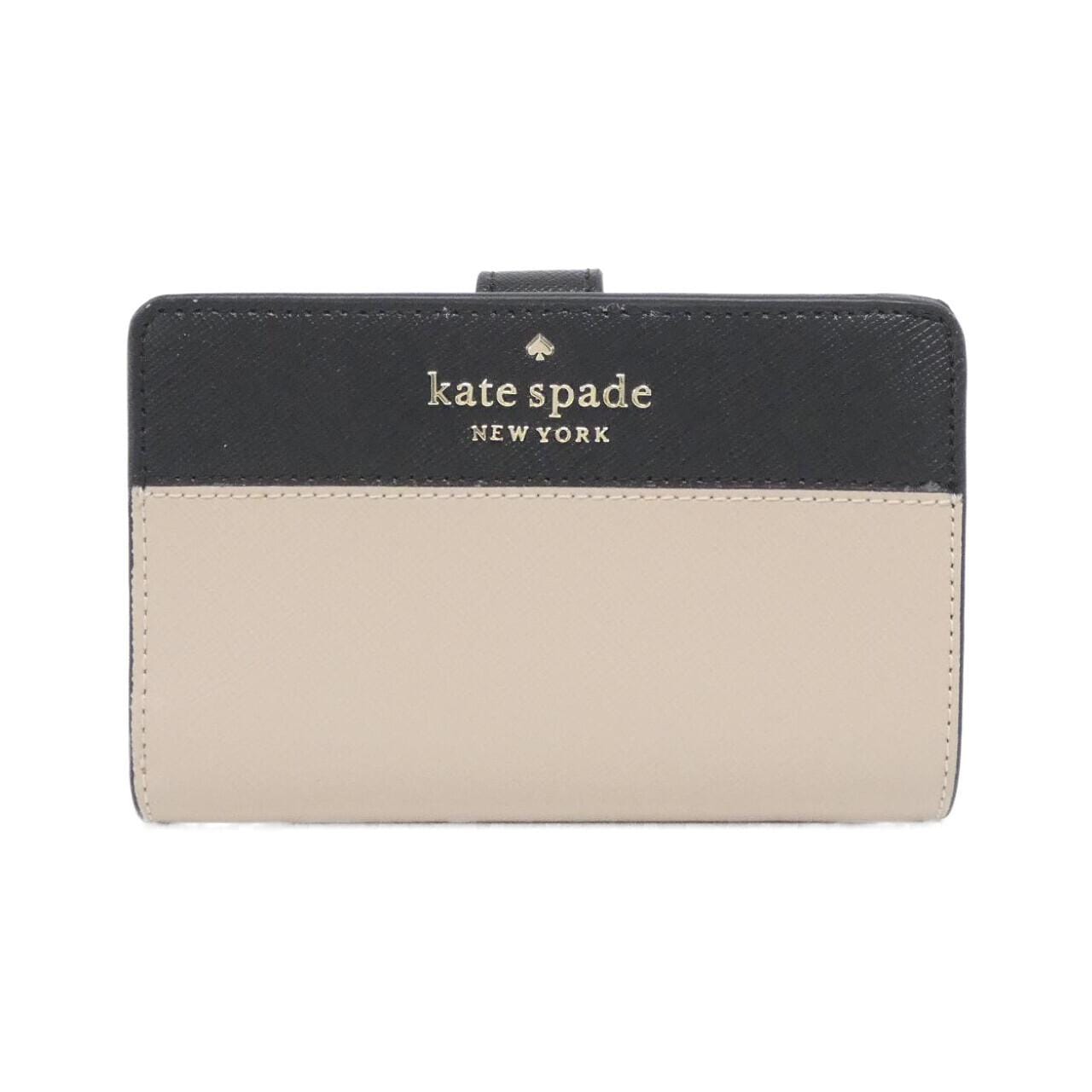 [新品] kate spade STACI COLORBLOCK 中型短款雙折皮夾 WLR00124 皮夾