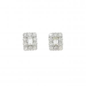 【新品】PT900 ダイヤモンド ピアス 0.50CT