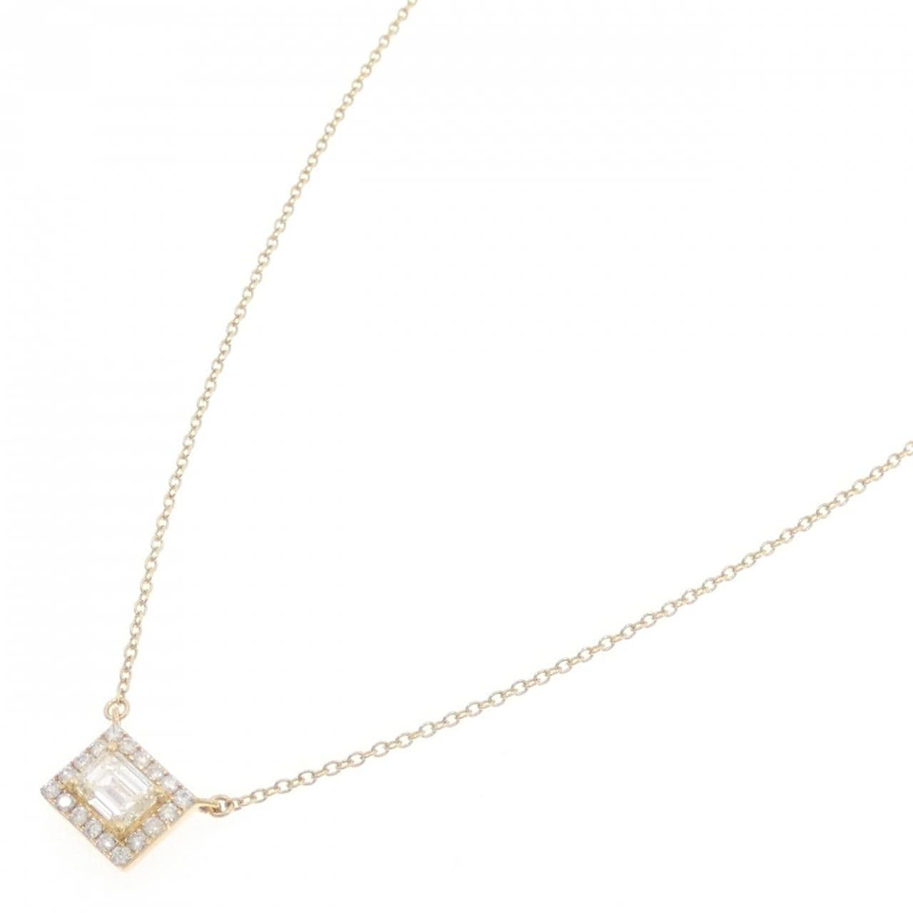 【新品】K18YG ダイヤモンド ネックレス 0.41CT