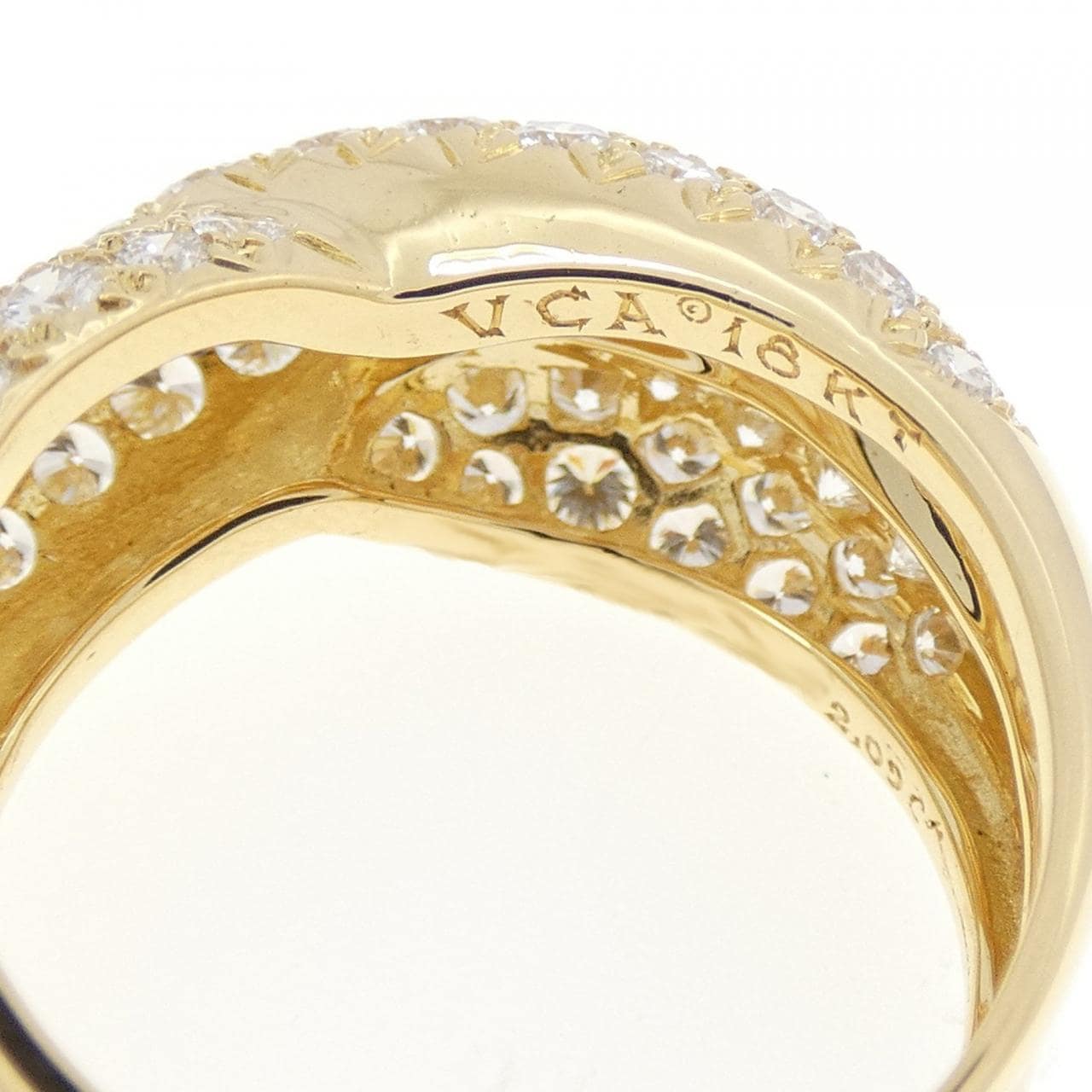 【ヴィンテージ】ヴァンクリーフ&アーペル ダイヤモンド リング 2.09CT