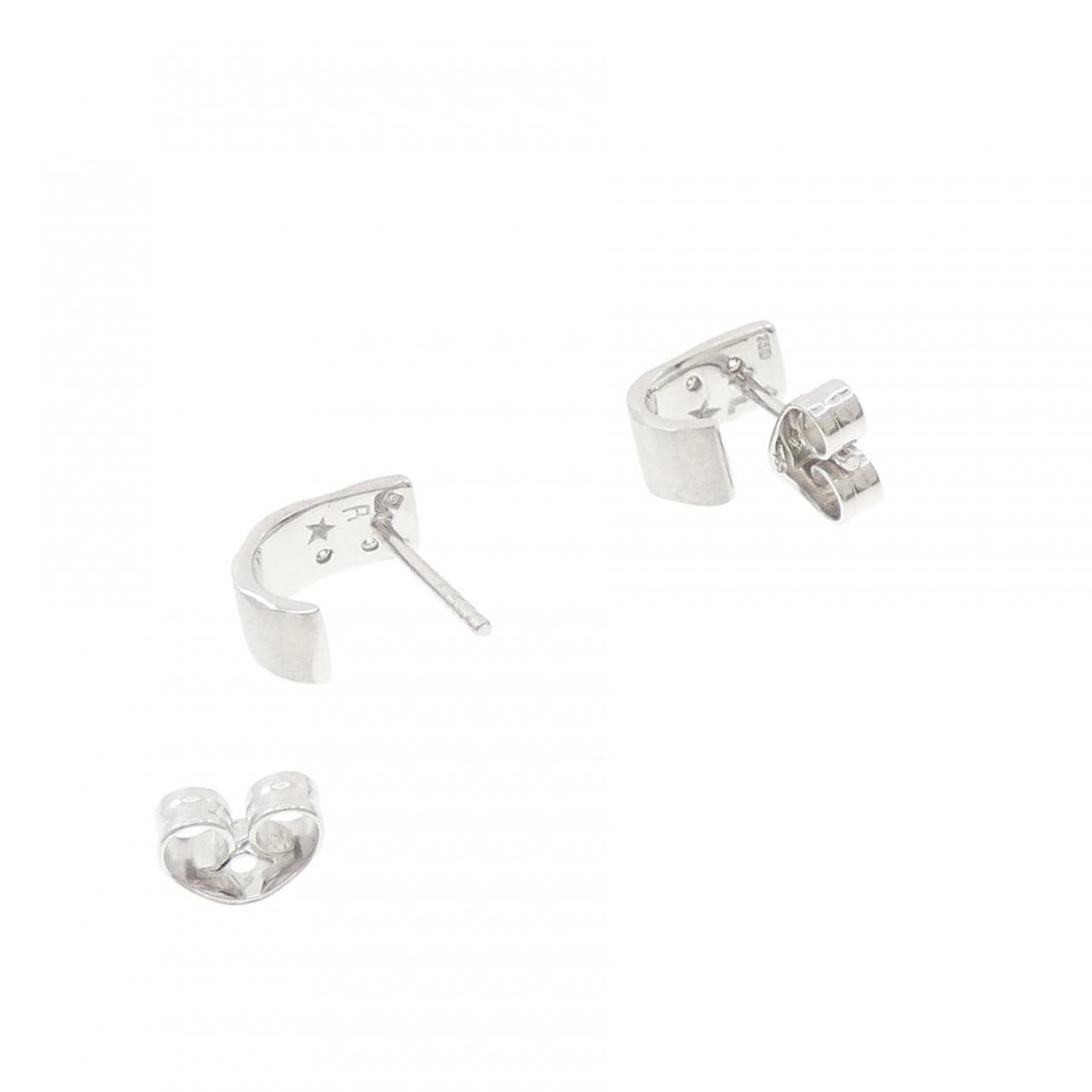 750WG ダイヤモンド ピアス