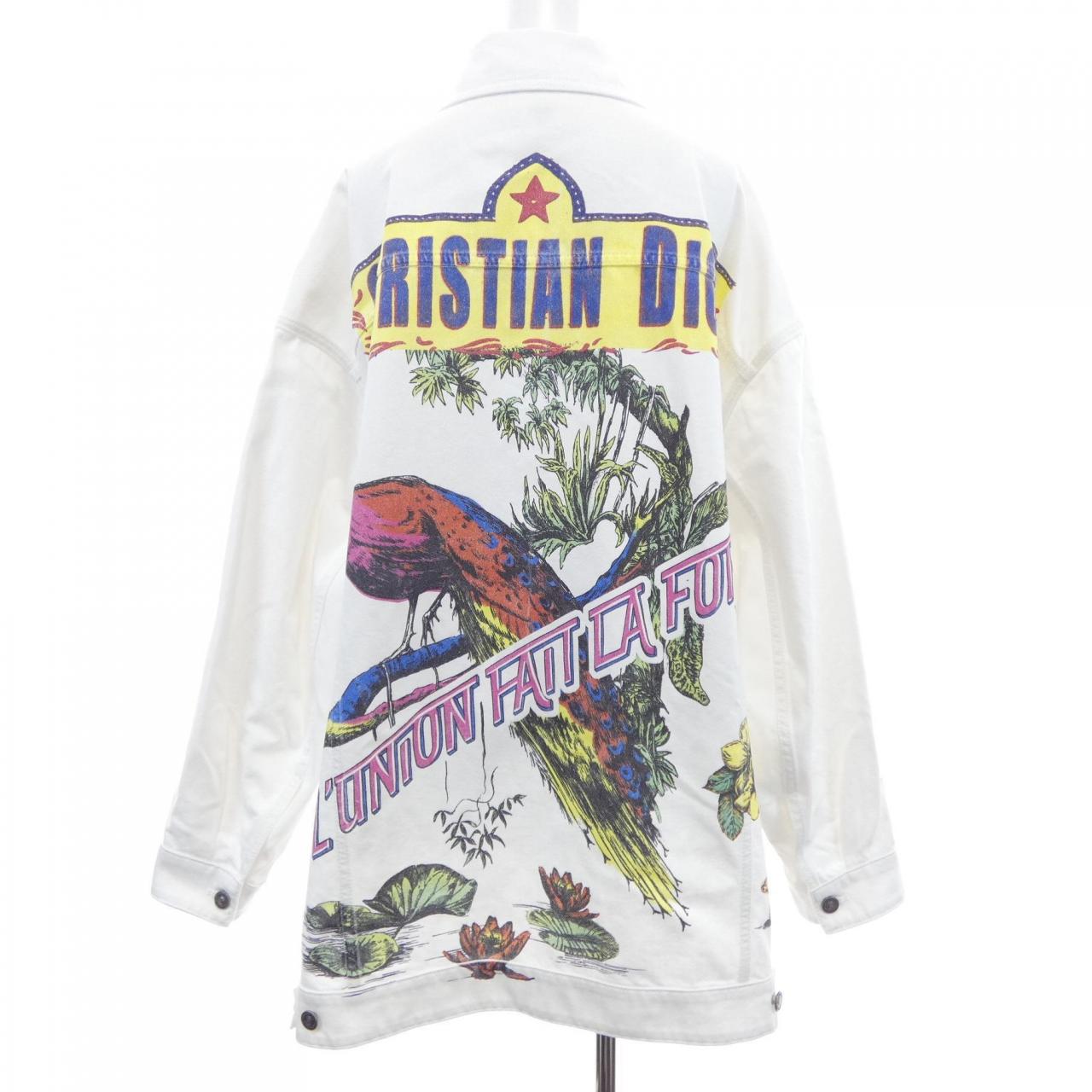 クリスチャンディオール CHRISTIAN DIOR INDIAN ANIMALS 342V21A3094 デニムジャケット