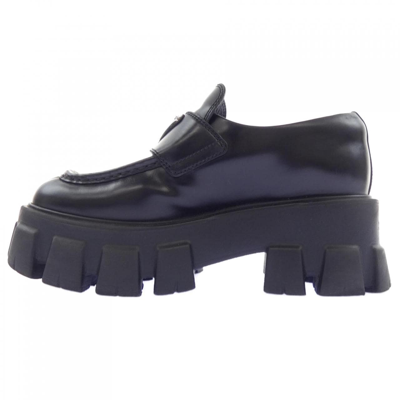 プラダ PRADA モノリス ローファー トライアングルロゴ 1D649M シューズ
