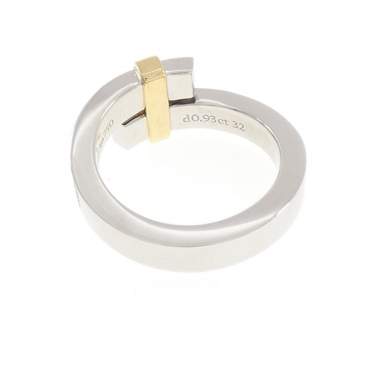 ティファニー バイパス ワイド リング 0.93CT