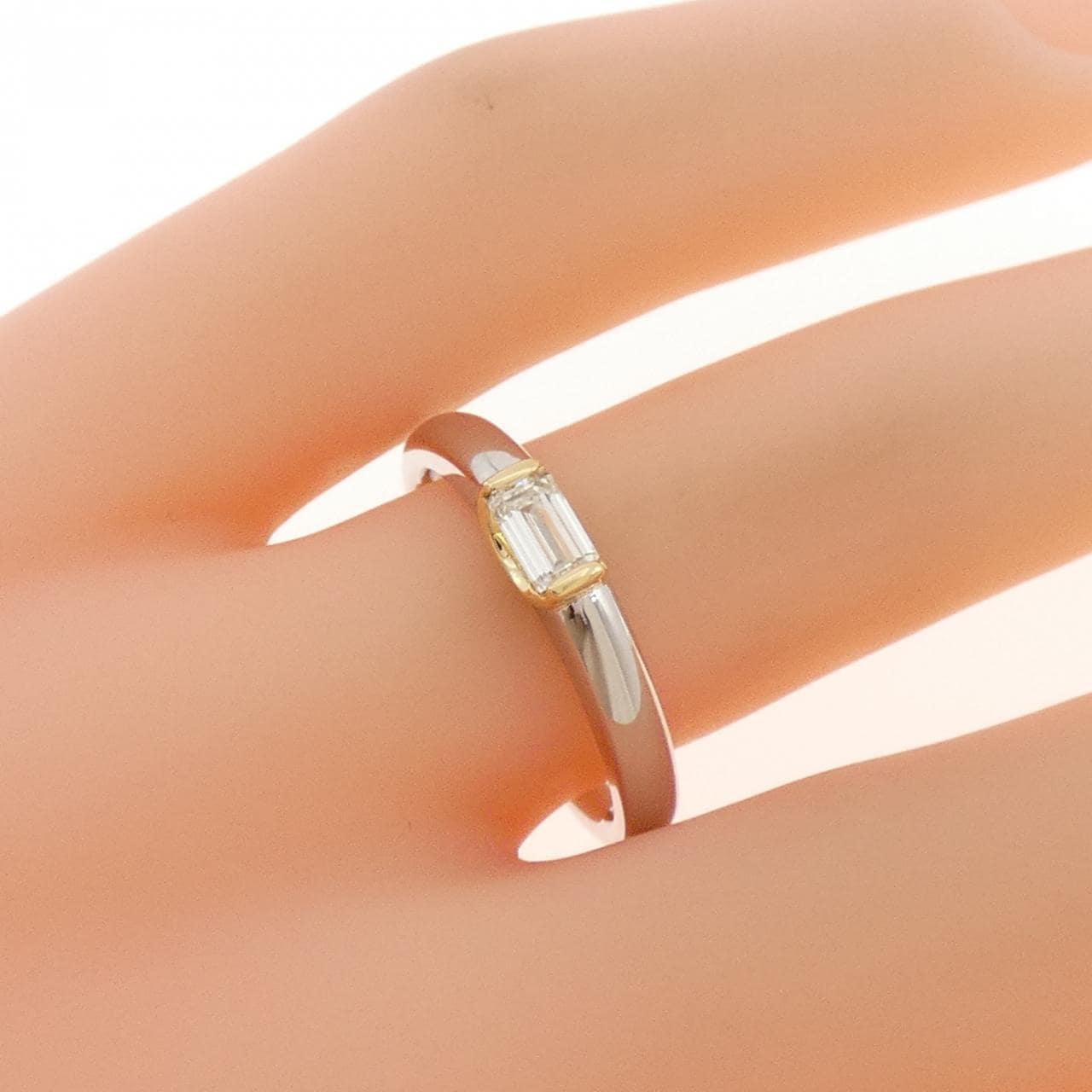 PT900/K18YG ダイヤモンド リング 0.27CT