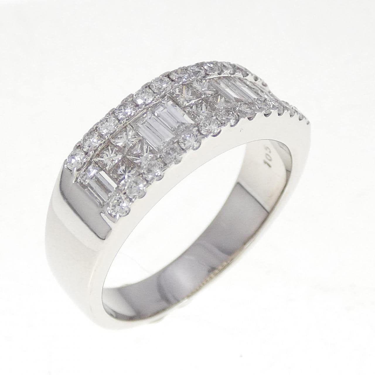 K18WG ダイヤモンド リング 1.05CT