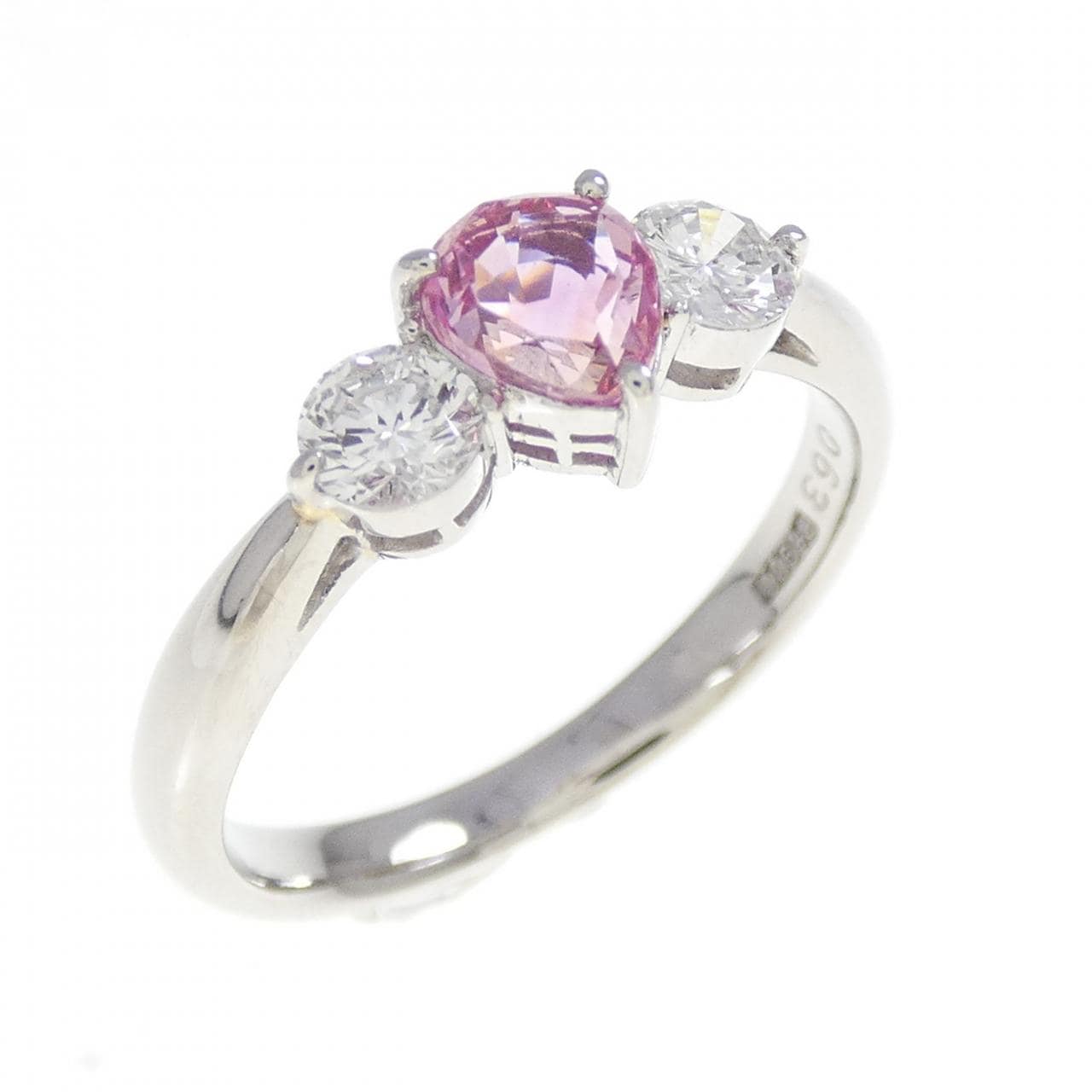 PT900 サファイヤ リング 0.63CT