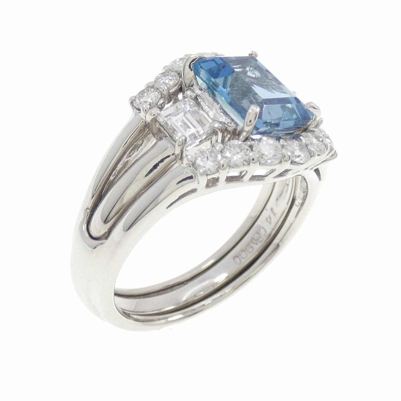 PT海蓝宝戒指 1.40CT