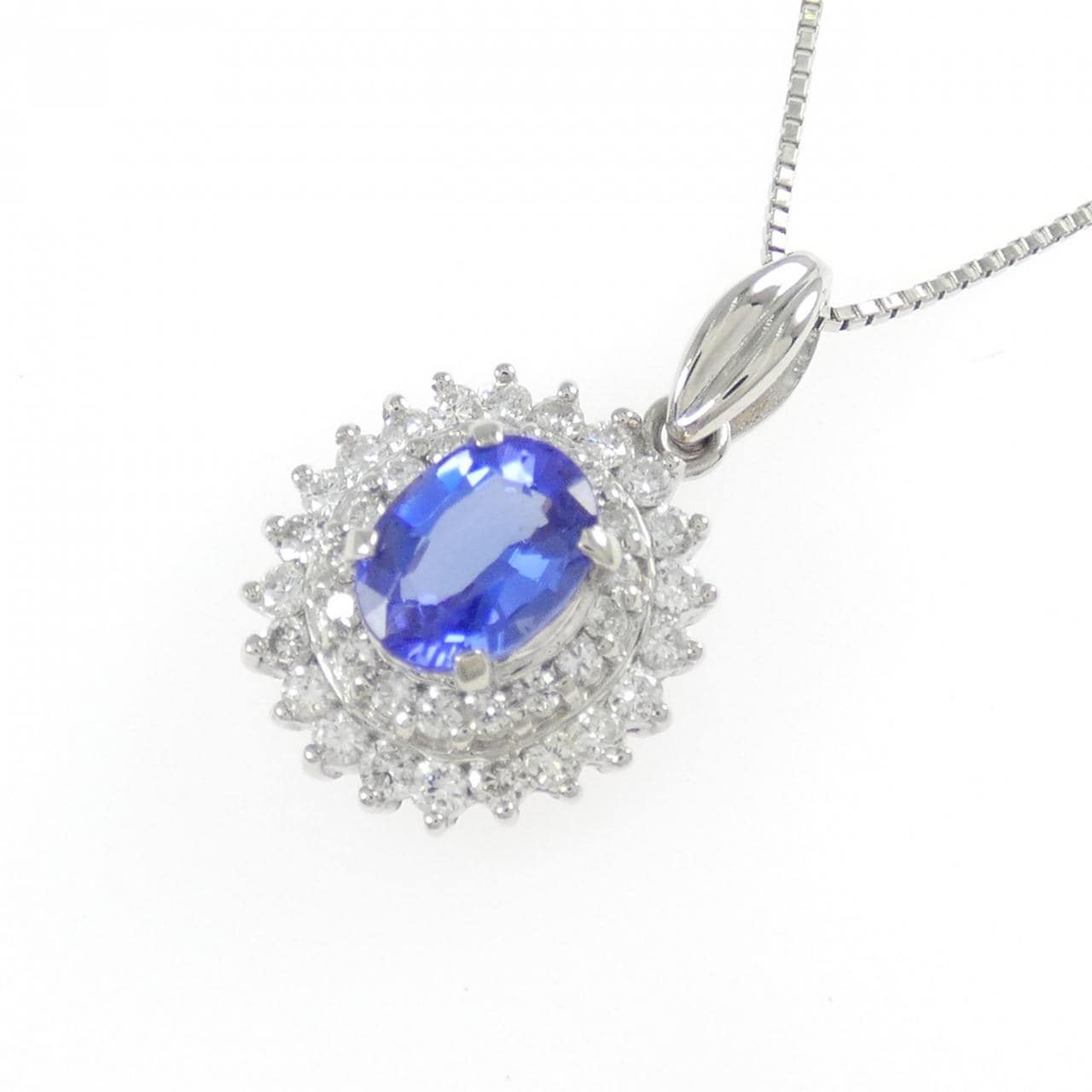 PT900/PT850 タンザナイト ネックレス 1.02CT