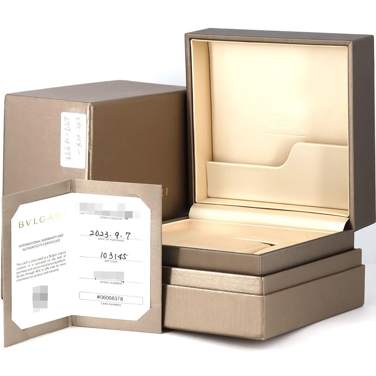 ブルガリ セルペンティセドゥットーリ PG 103145 PG･RG クォーツ