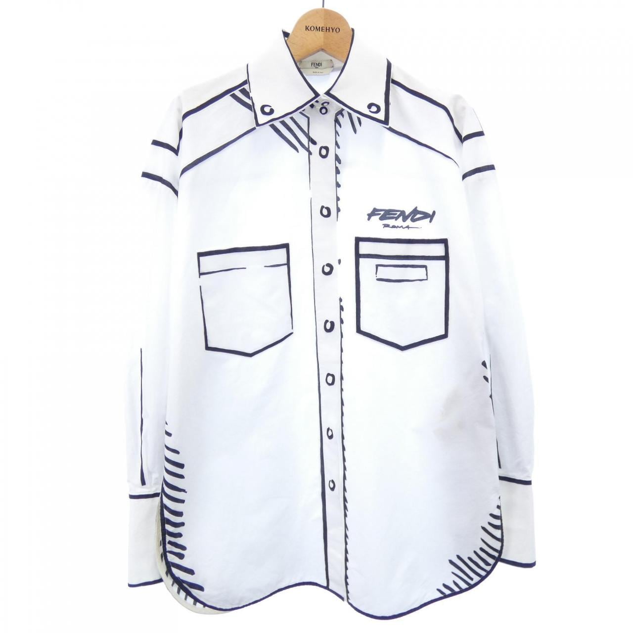 フェンディ FENDI JOSHUA VIDES FS7304 AC59 シャツ