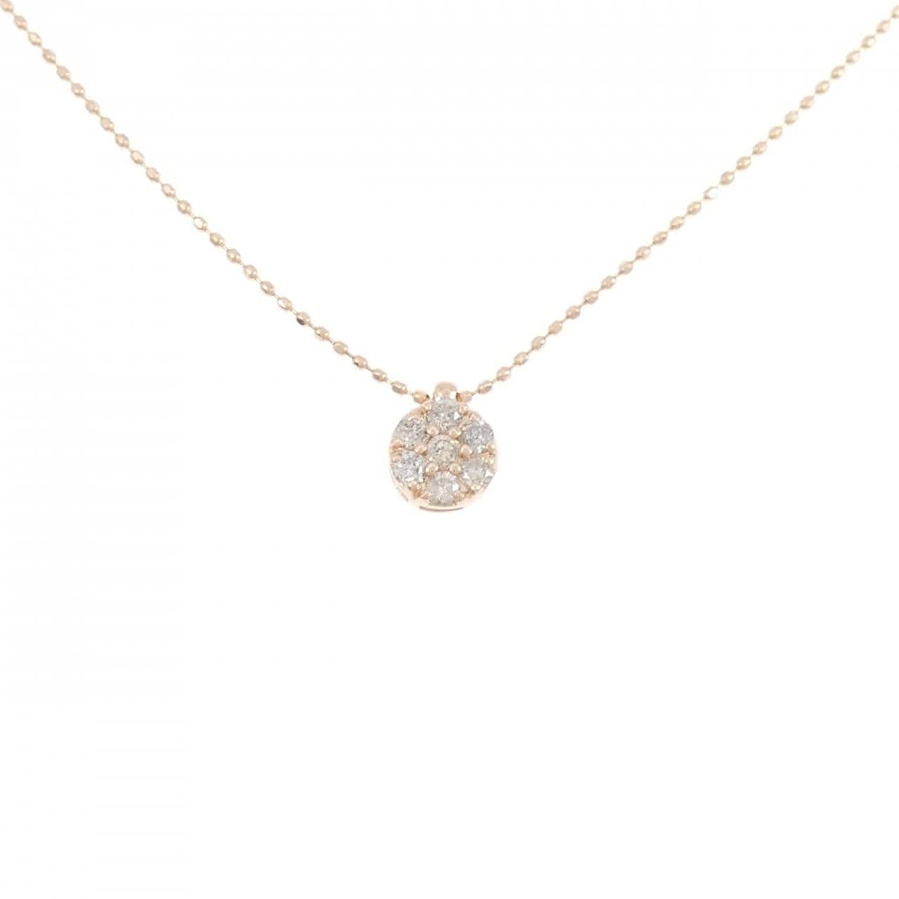 K10PG ダイヤモンド ネックレス 0.20CT