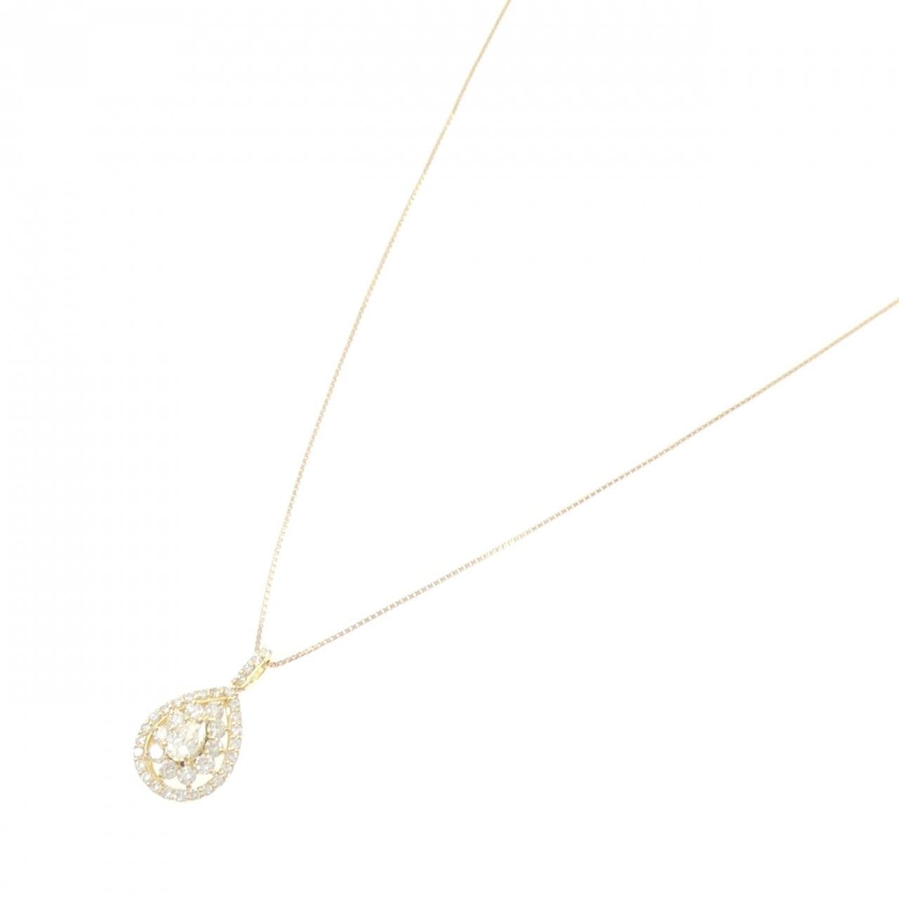 K18YG ダイヤモンド ネックレス 0.50CT