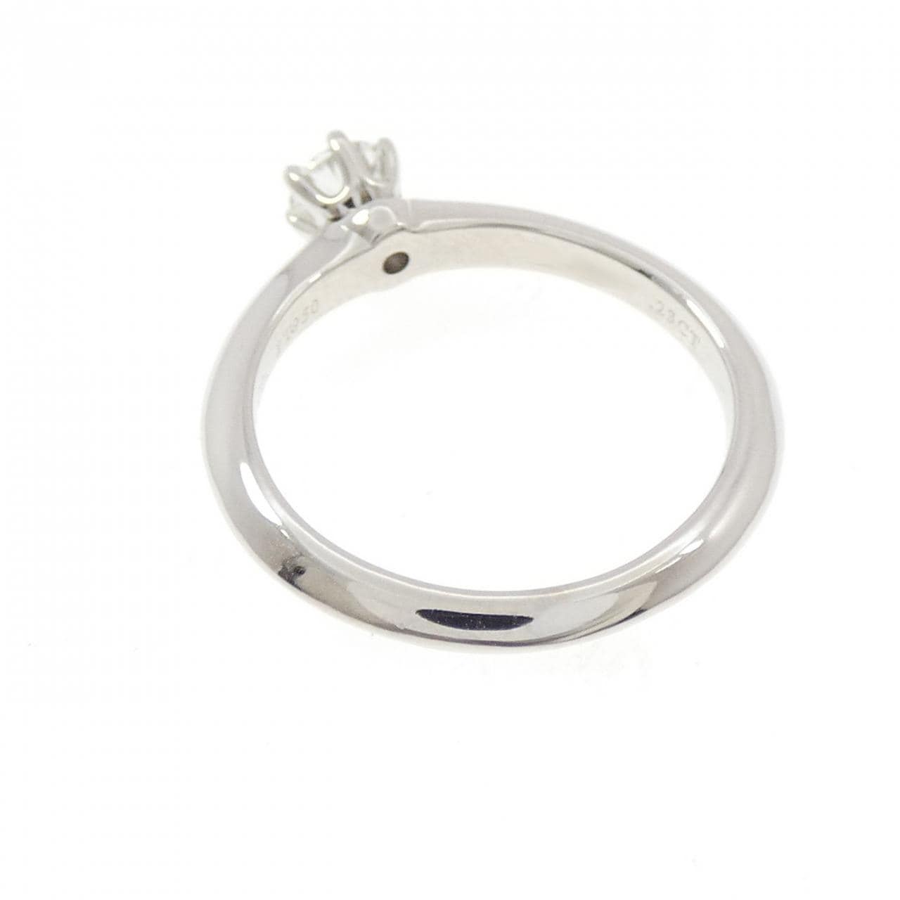 ティファニー クラシックソリティア リング 0.23CT H IF