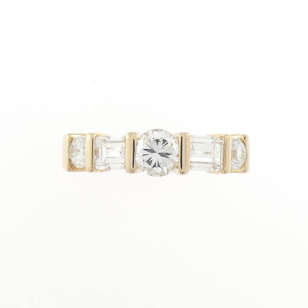 K18YG ダイヤモンド リング 0.961CT