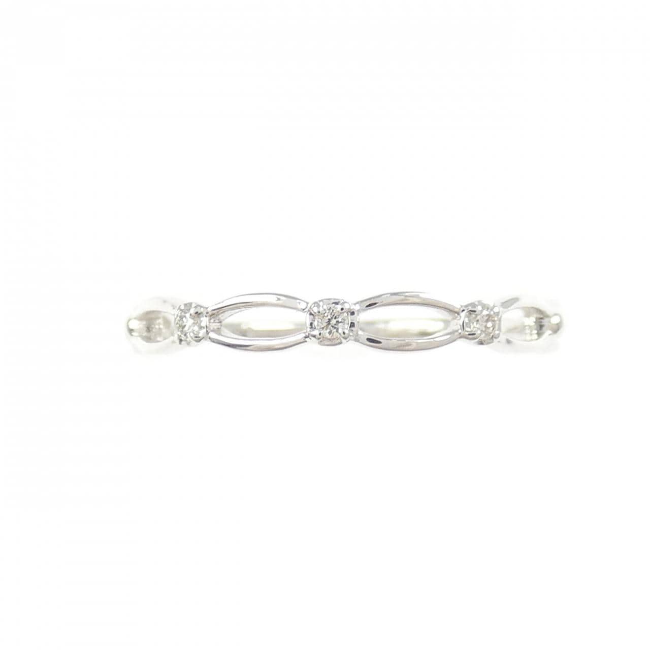 K18WG ダイヤモンド リング 0.02CT