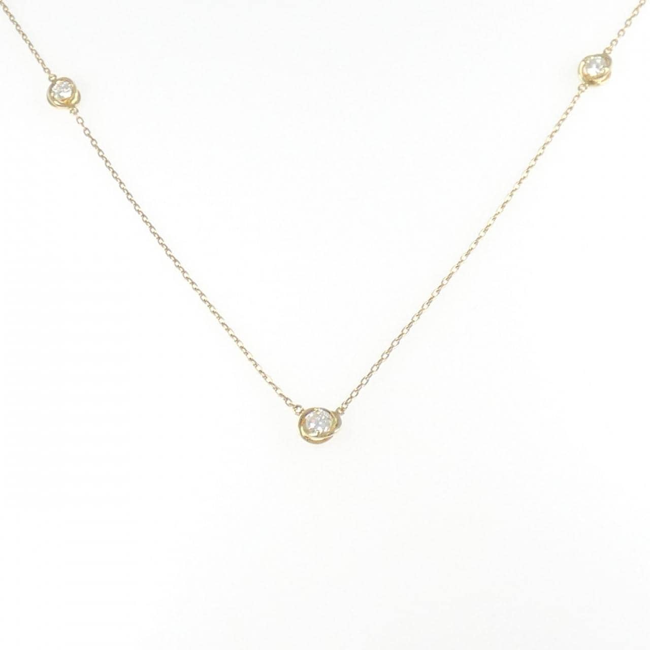 K18YG ダイヤモンド ネックレス 1.00CT