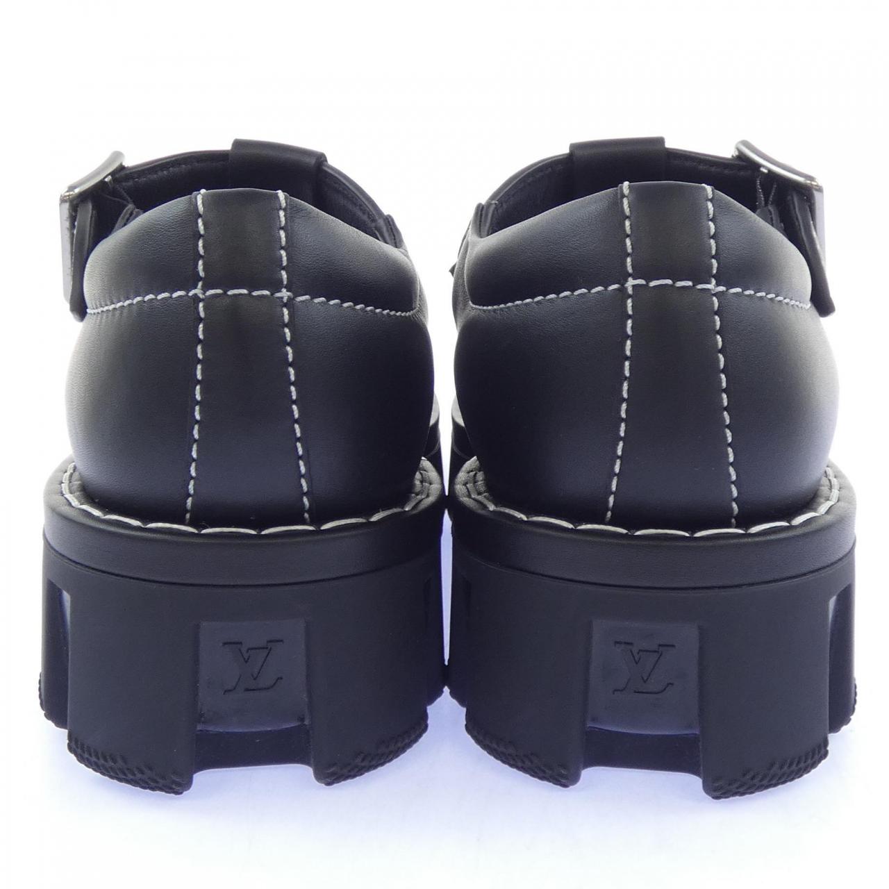 ルイヴィトン LOUIS VUITTON LVチェッカーライン メリージェーン シューズ