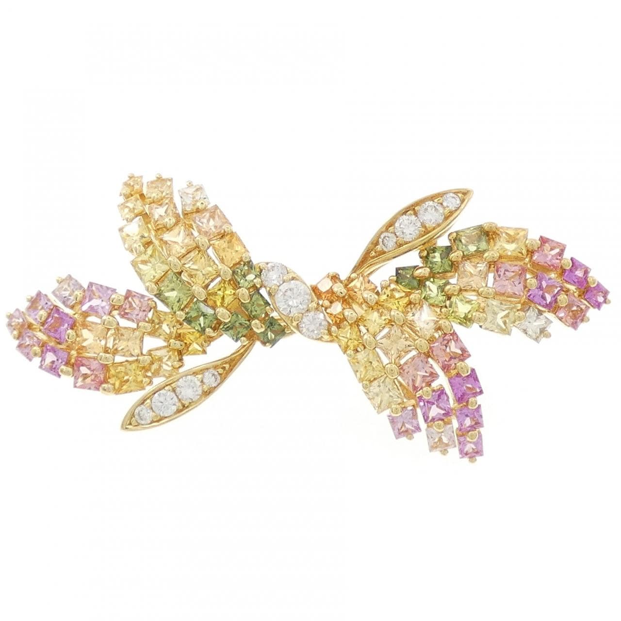 ジュネ サファイヤ ブローチ 4.70CT