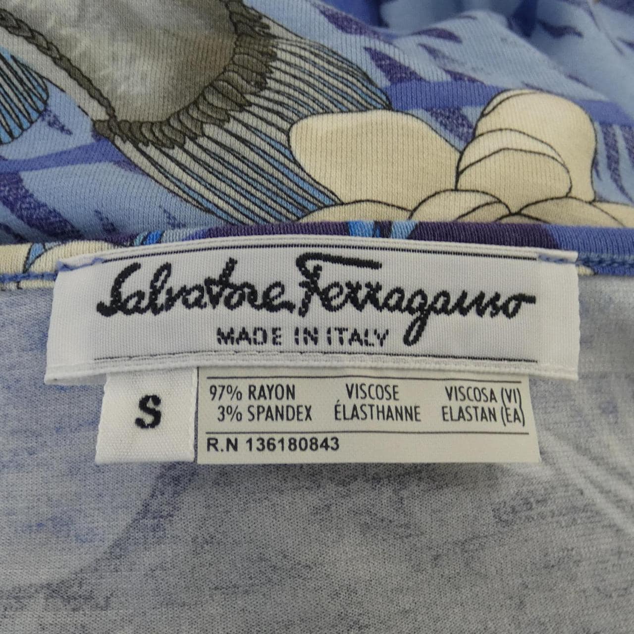 【ヴィンテージ】サルヴァトーレフェラガモ SALVATORE FERRAGAMO Tシャツ