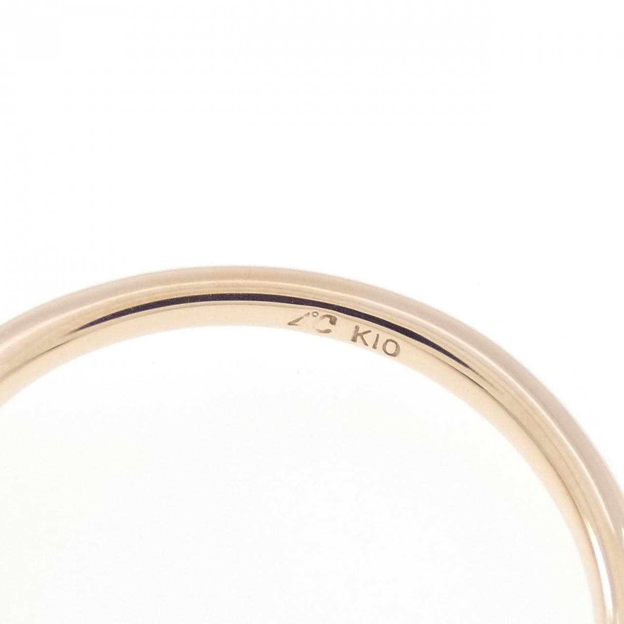 4゜C ローズクオーツ リング