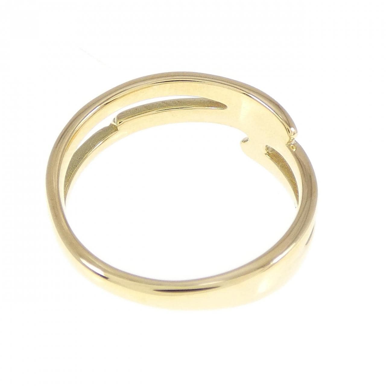 K18YG钻石小指戒指 0.008CT
