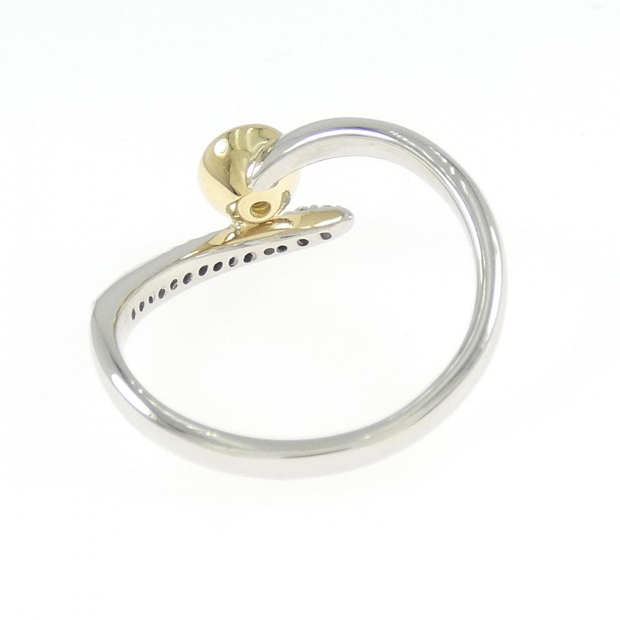 K18YG/PT900 ダイヤモンド リング 0.484CT