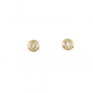 K18YG ダイヤモンド ピアス 0.04CT