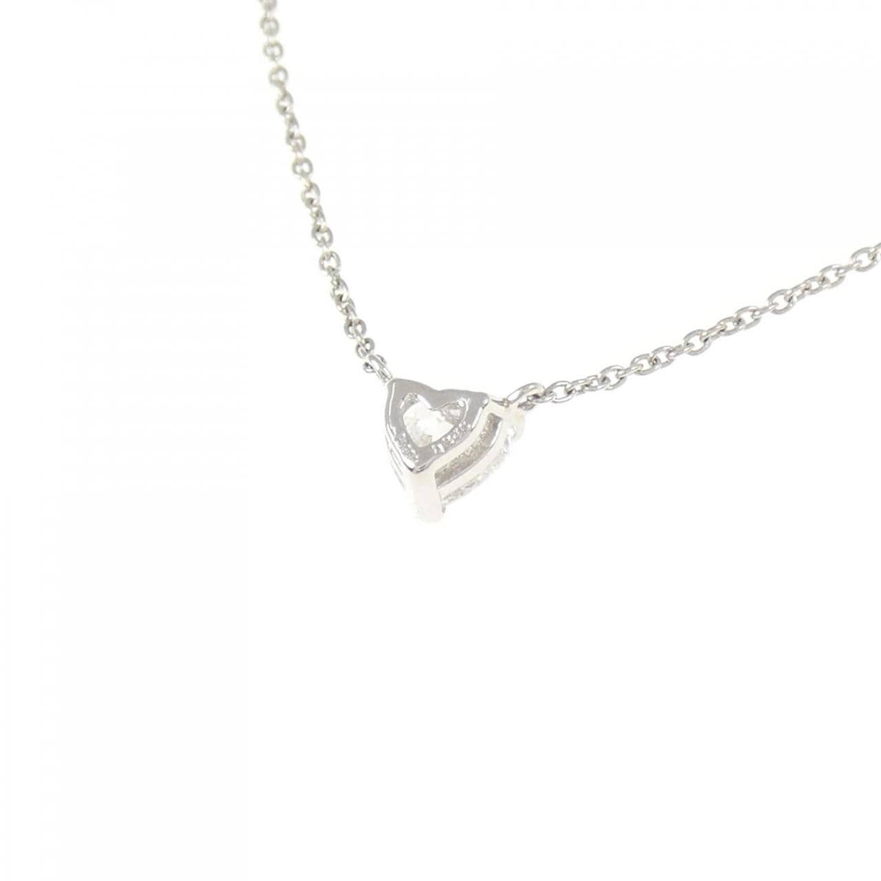 【リメイク】PT900/PT850 ダイヤモンド ネックレス 0.346CT F SI2 ハートシェイプ