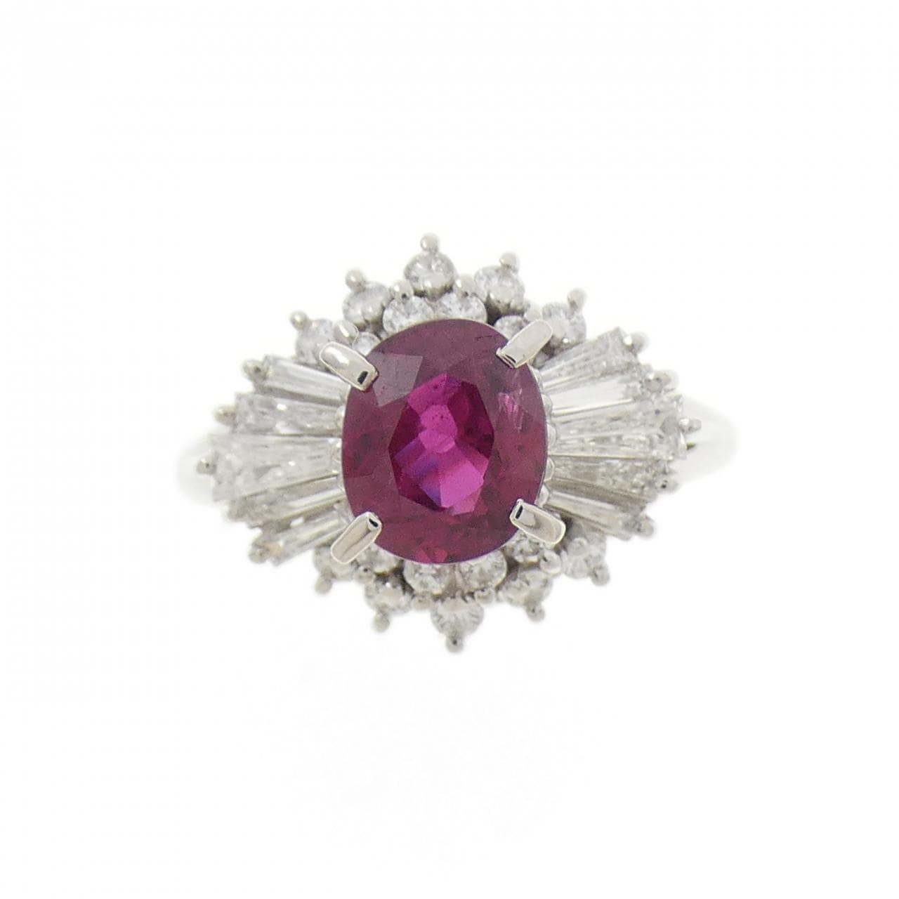 PT900 ルビー リング 1.01CT