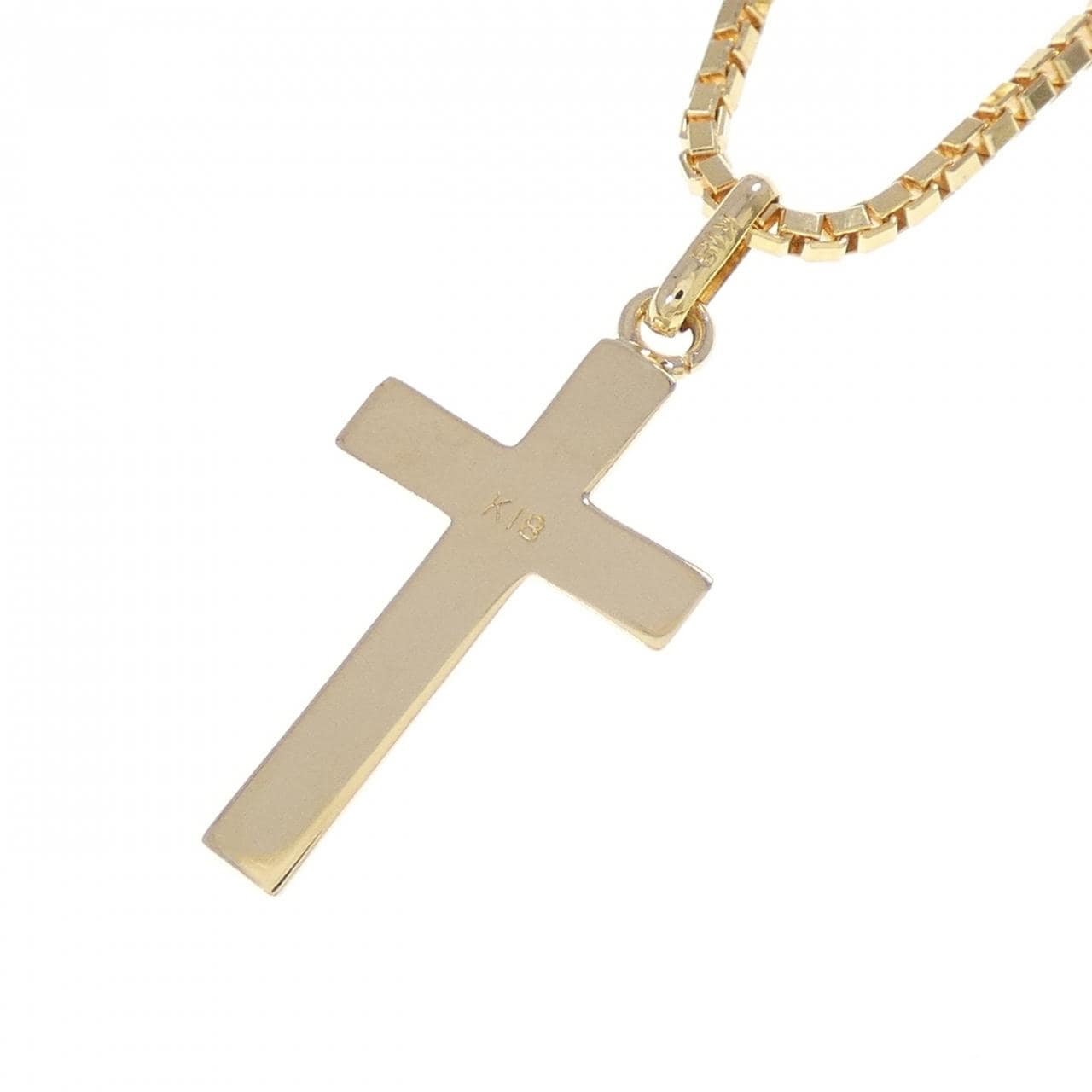 K18YG クロス ネックレス