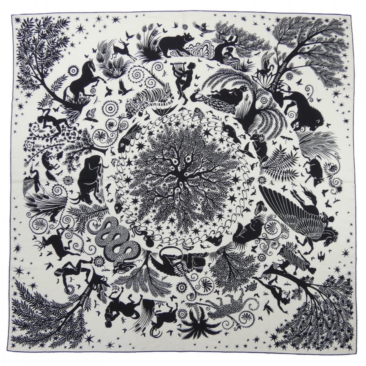 エルメス HERMES SOUS LE CHARME D'ORPHEE H244177S カレジェアン140 ショール