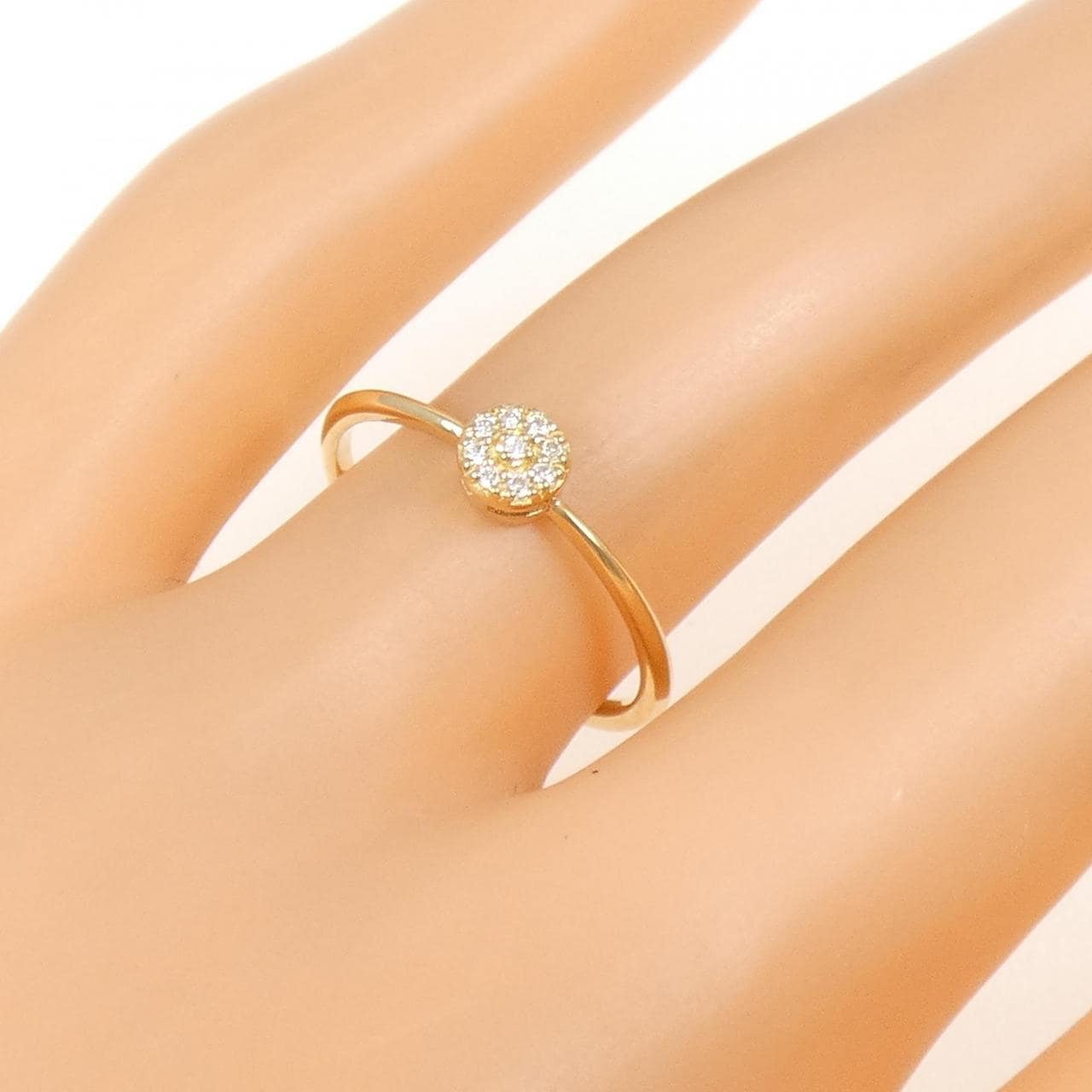 K18YG ダイヤモンド リング