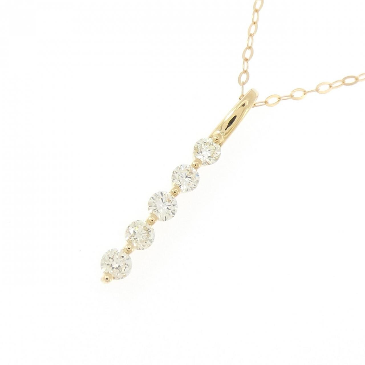 ジーエスティービー ダイヤモンド ネックレス 0.30CT