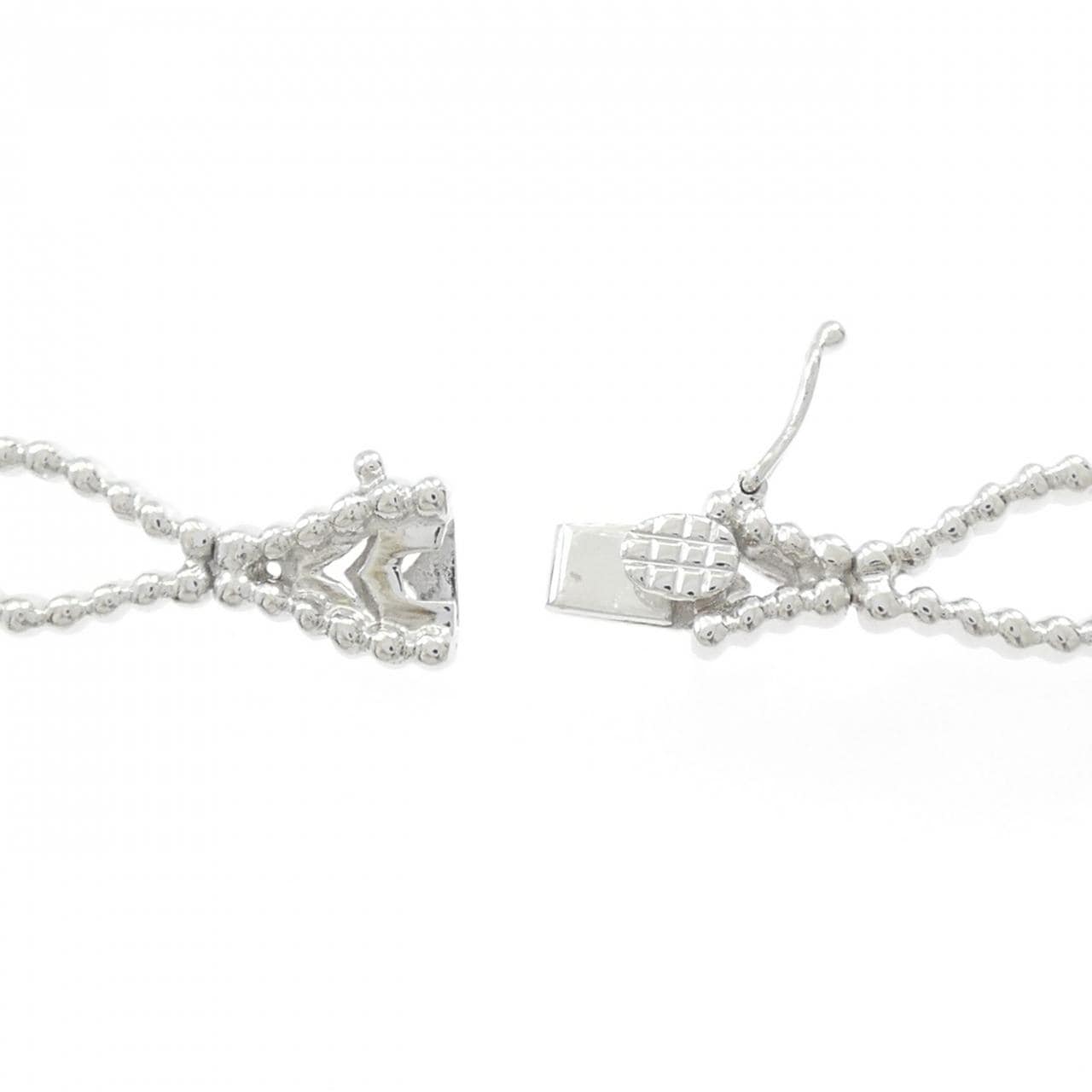 K18WG ダイヤモンド ネックレス 2.22CT
