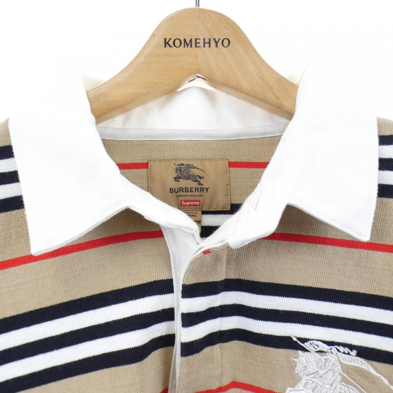 シュプリーム SUPREME BURBERRY ポロシャツ