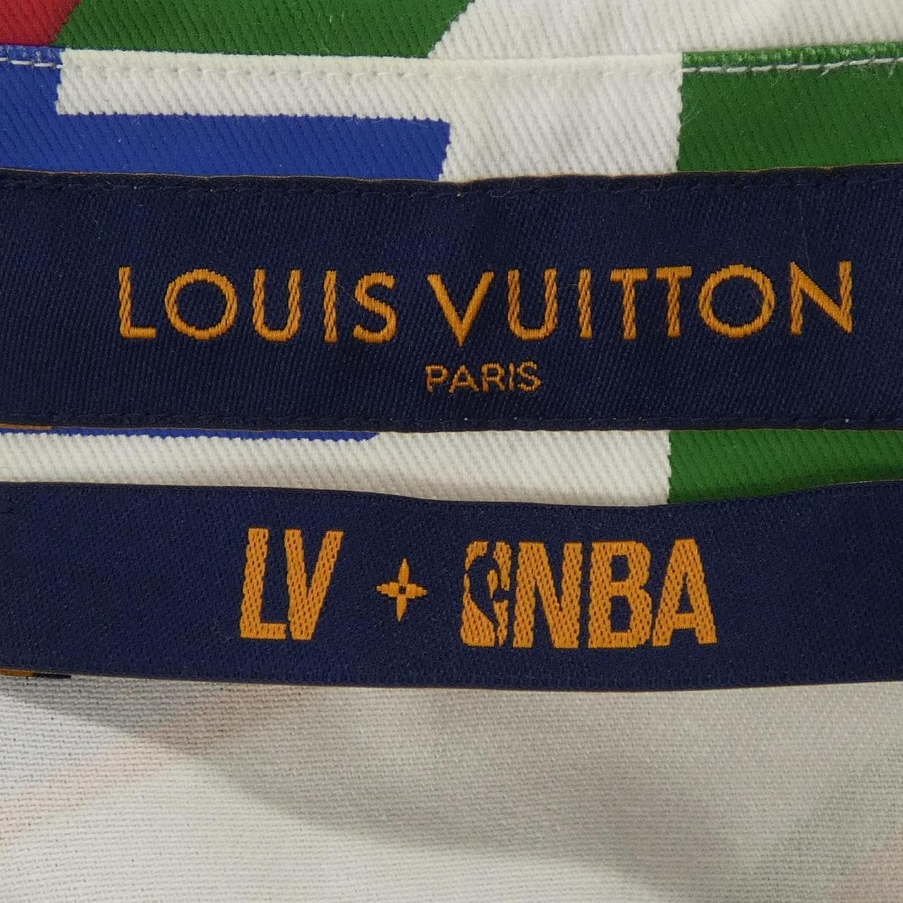 ルイヴィトン LOUIS VUITTON NBAバスケットボールレターオーバーシャツ HLS01WES9 S/Sシャツ