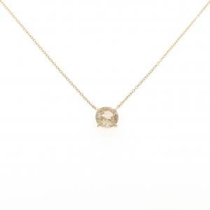 K18YG ジルコン ネックレス 1.675CT