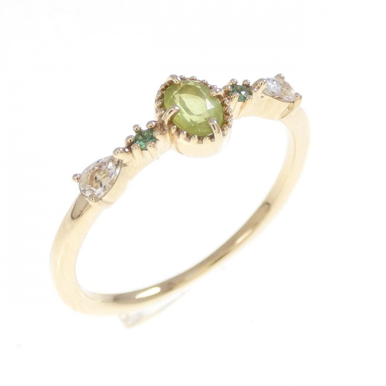 4゜C カラーストーン リング