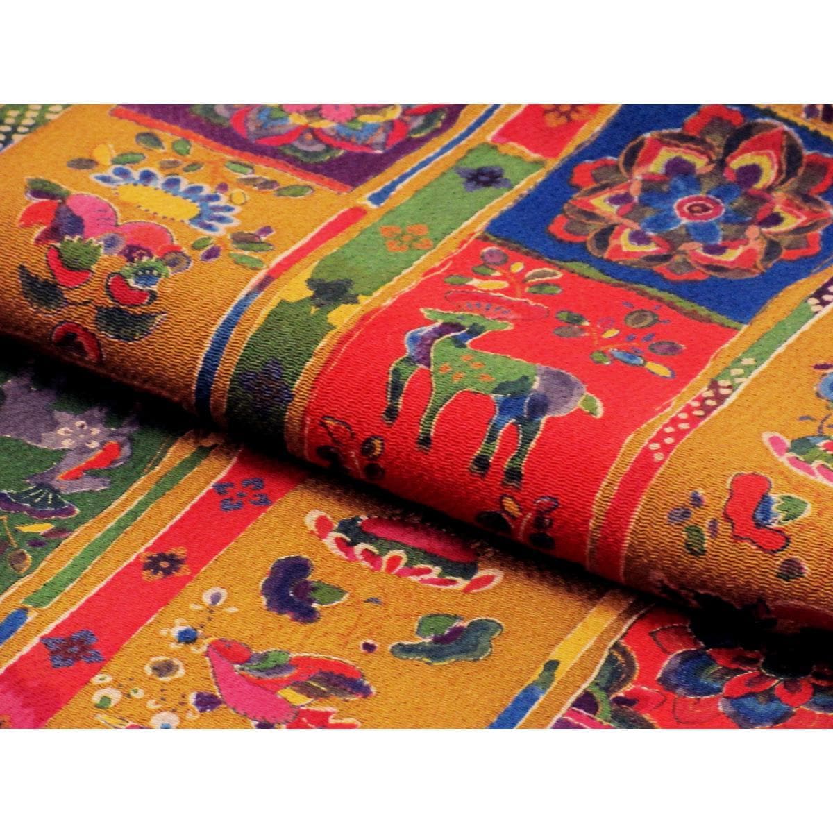 【未使用品】小紋　ちりめん