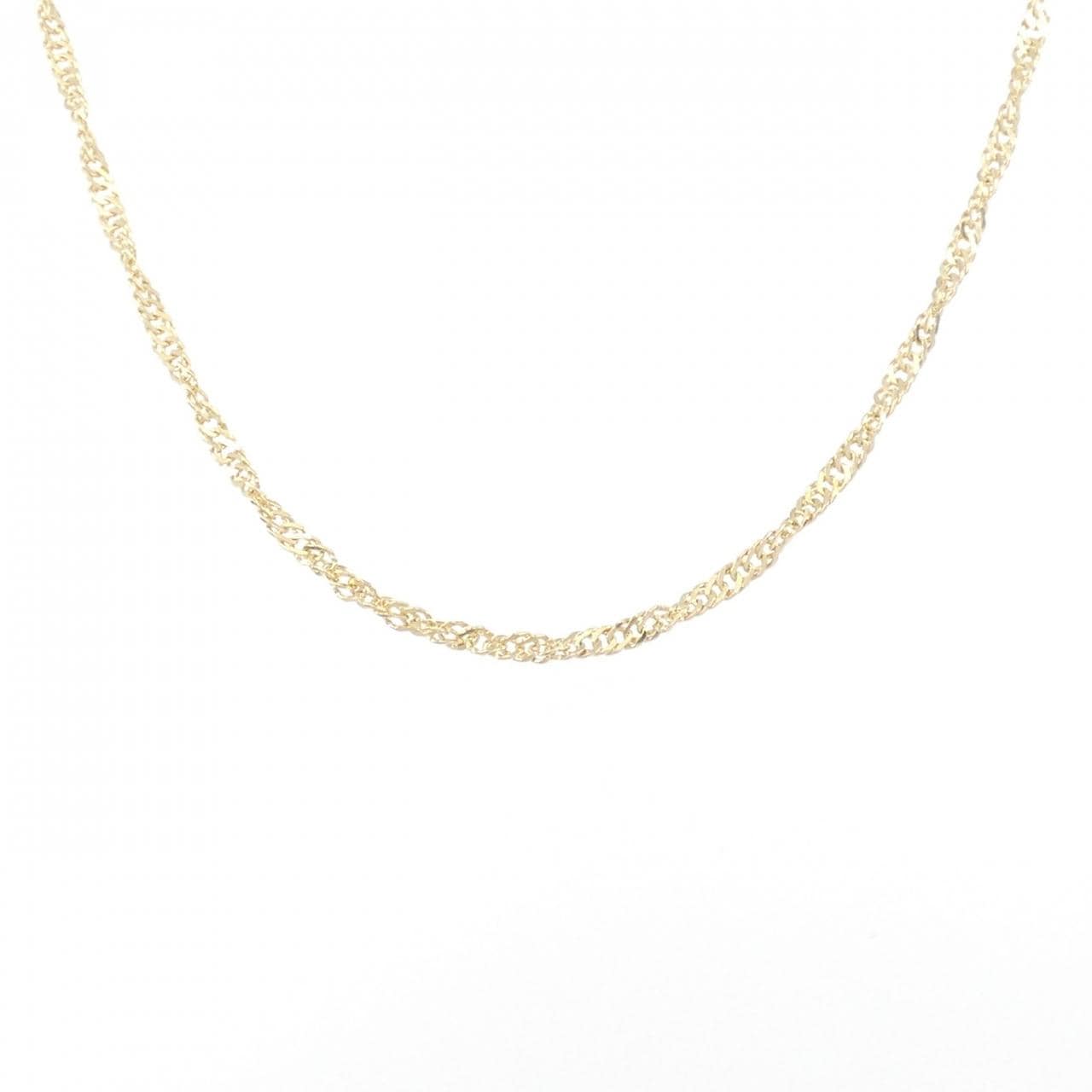 K18YG chain necklace
