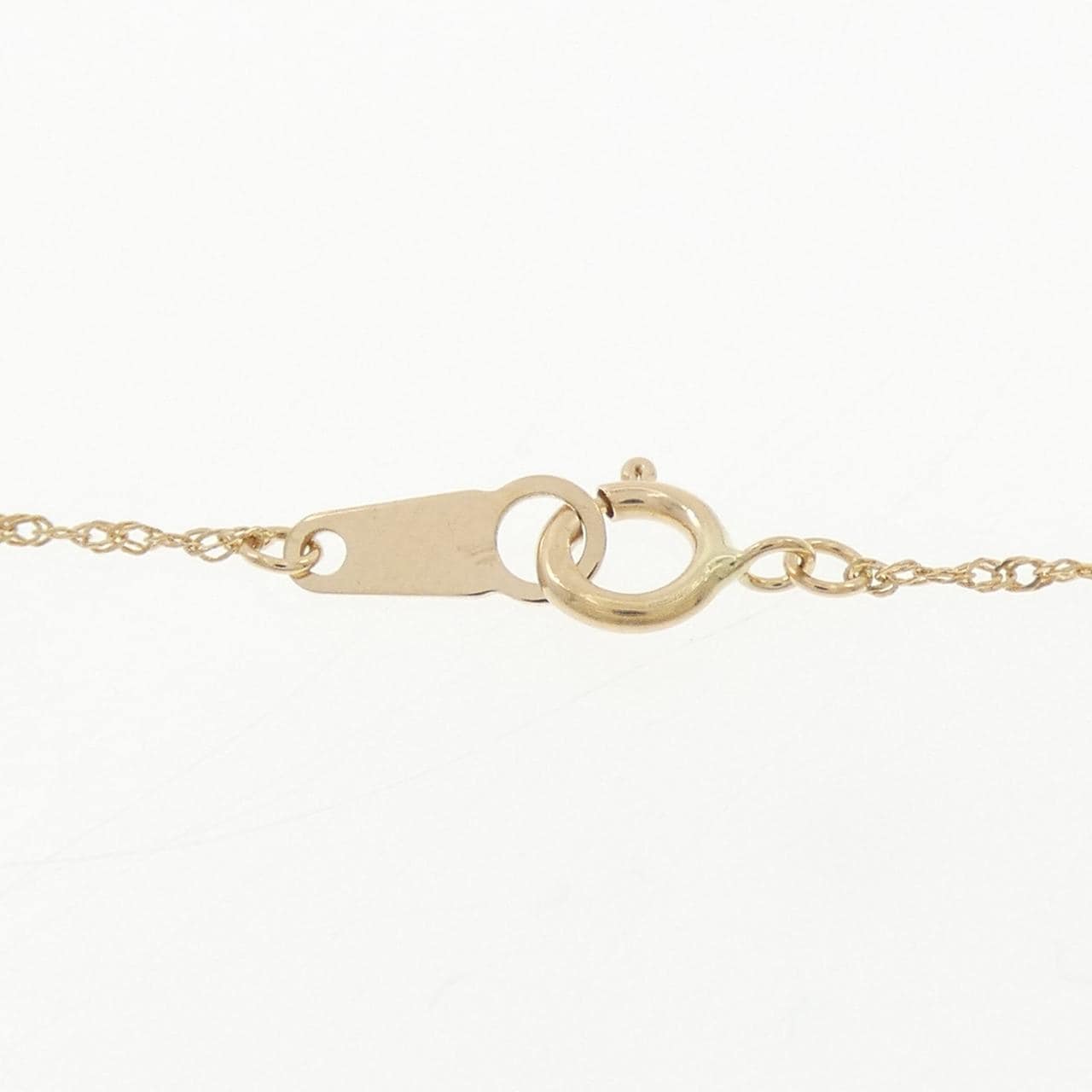 K18YG フラワー ダイヤモンド ネックレス 0.30CT