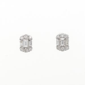 【新品】PT900 ダイヤモンド ピアス 0.40CT
