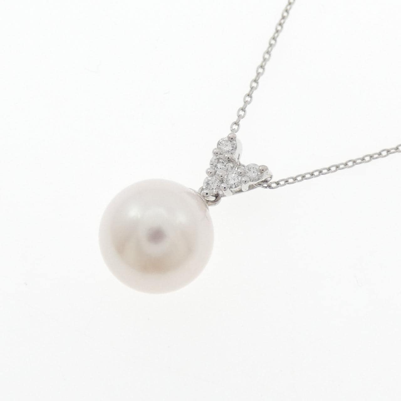 PT/PT850 アコヤパール ネックレス 9.5mm