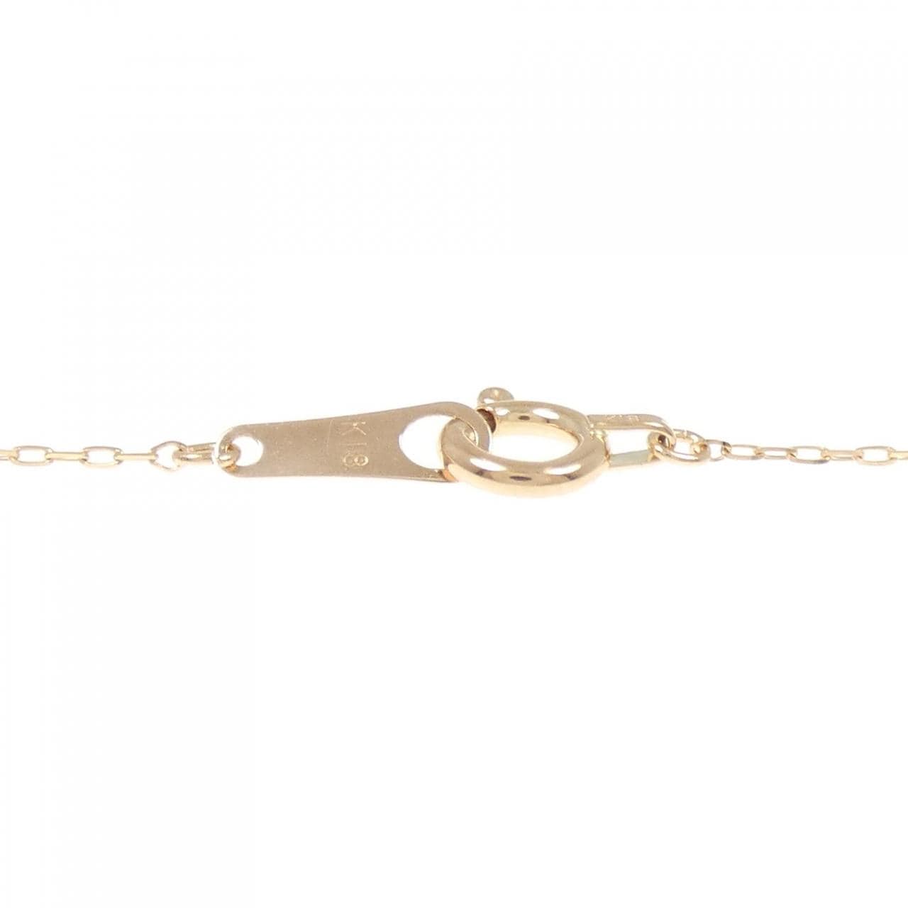 K18PG ダイヤモンド ネックレス 0.12CT